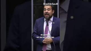 “A bancada ruralista topa um Marco Temporal para os grileiros”  Guilherme Boulos [upl. by Calle562]