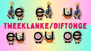 TWEEKLANKEdiftonge in Afrikaans ie eu oe ei ui ou vir kinders  Leesprogram 1440 [upl. by Hill870]