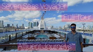 Regent Seven Seas Voyager Full Tour [upl. by Nesyla]