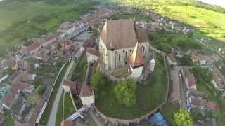 Biserica Fortificata din Biertan Sibiu  Filmare Aeriana [upl. by Dorsman]