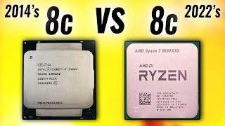 The FIRST DDR4 8 Core i75960x Vs The Last Ryzen 7 5800X3D [upl. by Justin]