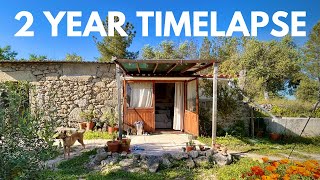 2 Years Off Grid  Everything We Built on our Homestead  TIMELAPSE [upl. by Sivatnod]