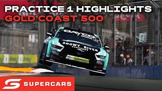 Practice 1 Highlights  Boost Mobile Gold Coast 500  2024 Repco Supercars Championship [upl. by Kcirdef]