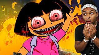 Reacting To True Story Scary Animations Part 44 Do Not Watch Before Bed [upl. by Greyson]