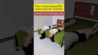 The 3 most beautiful exercises for womenshortsreducebellyfat bellyfatloss athome yoga [upl. by Meisel]