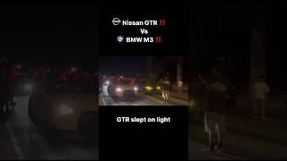 Nissan GTR VS BMW M3 gtr35 mpower m3 acceleration sportscar shorts automobile [upl. by Attelocin]