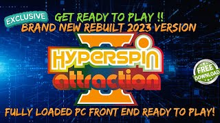 Hyperspin Attraction II AllinOne  New for 2023  Fully Loaded PC Front End  55 Retro Systems [upl. by Ettevey]