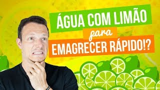 Água Com LIMÃO Para EMAGRECER Rápido [upl. by Kolnos172]