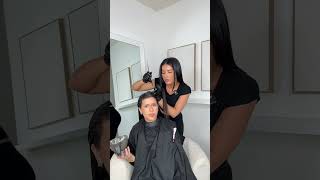 She asked me to have straight hair for life so I’m making it happen asmr hair straight [upl. by Ahsram985]