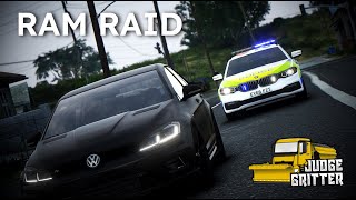 Ram raid was too easy Civilian RP  FiveM RP [upl. by Fugate]