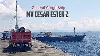 General Cargo Ship MV CESAR ESTER ll Maneuver To Dock At TMOMI Port  STINGRAYMAN10 [upl. by Jocelyn]