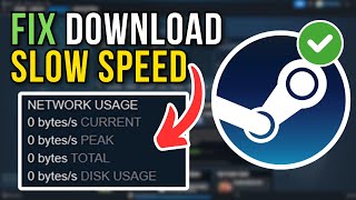 How To Fix Steam Games Slow Download Speed 2024 [upl. by Buroker]