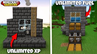 I Made Top 3 Useful Farms In Minecraft Pe 121 Hardcore  Blazepur 8 [upl. by Einallem613]