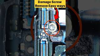 Damage Screw Remove trick 🤗 shorts ytshorts mobiletechdeep [upl. by Phipps]