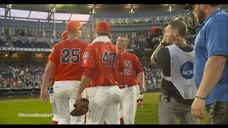 Arizona Baseball Postgame Celebration UCSB [upl. by Bussy]