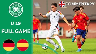 Germany vs Spain  Full Game  Under19  International Match [upl. by Wolfe]