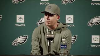 Kellen Moore has settled in How the Eagles OC views his offense [upl. by Mitzi992]