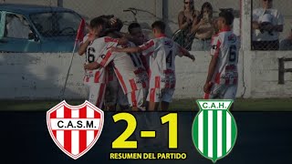 SAN MARTIN de CARHUE vs ATLETICO HUANGUELEN  Resumen 21 Fecha 3 Apertura LIGA REGIONAL de FUTBOL [upl. by Anitnamaid856]