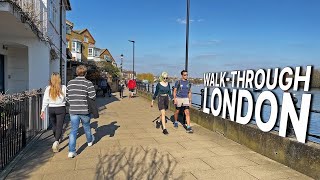 LONDON Walk 🇬🇧  Posh Chiswick to Hammersmith 🌉 passing some 18th century mansions and breweries 🍻 [upl. by Arerrac]