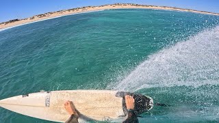 RAW POV SURFING PERFECT DUNES BEACH WITH TURTLES CARVES  SNAPS [upl. by Isus632]