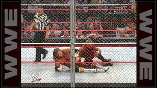 Shawn Michaels vs Triple H Bad Blood 2004  Hell in a Cell Match [upl. by Eduino]