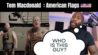 REACTION Tom Macdonald American Flagsquot WOW [upl. by Aihsenek354]