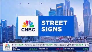 Street Signs Asia Open as of July 22 2024  CNBC International Rebrand 2024 [upl. by Naman]