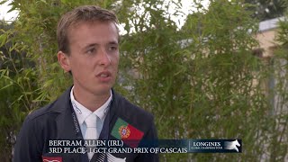 Exclusive interview Bertram Allen 3rd place LGCT Cascais [upl. by Assyram]