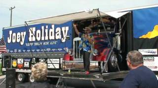 Joey Holiday sings quotSlowhioquot for Land Line staff [upl. by Ina]