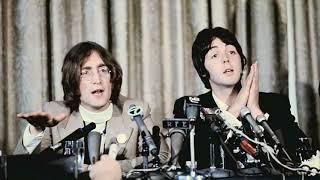 Rare Unreleased Beatles Lennon McCartney Interview Guard Scene Vinyl LP 1968 Apple Press Conference [upl. by Bertero942]