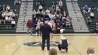 Wachusett Girls Basketball Senior Night Celebration [upl. by Olotrab]