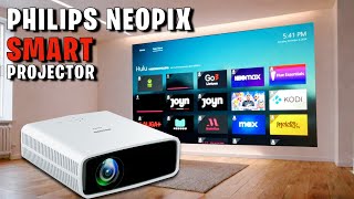 BEST Smart Budget Projector for Home Theaters Philips Neopix 750 [upl. by Aihsatan]