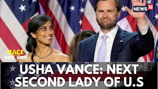 Who Is Usha Vance 1st IndianOrigin Woman Set To Become Second Lady Of US  Trump News  N18G [upl. by Lienhard547]