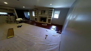 TrafficMaster Brazilian Cherry Laminate install Time Lapse [upl. by Hteb]