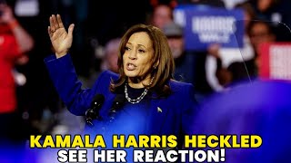 Hecklers Interrupt Kamala Harris—Here’s What Happened Next [upl. by Navek]