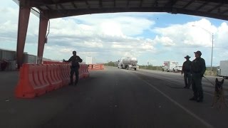 BORDER PATROL CHECKPOINT ON I10 EL PASO TEXAS [upl. by Jp]