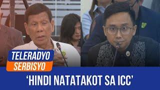 Expres Duterte willing to be probed by ICC  Teleradyo Serbisyo 13 November 2024 [upl. by Skipton]