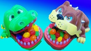 Toy Review Crocodile  Puppy Dog Game With Toys Surprises [upl. by Bast]