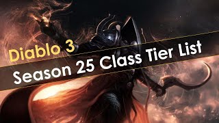 Diablo 3 Season 25 Class Tier List All Builds with updated Patch Notes amp Soul Shards [upl. by Sedberry]