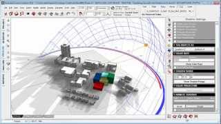 Visualizing sun path and shadows in Autodesk Ecotect [upl. by Alric36]