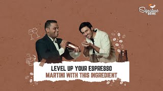 We levelled up our Espresso Martini cocktail recipe  Signature Drink E01  Unsobered [upl. by Magner469]