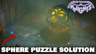 Sphere Puzzle Solution in Gotham Knights Mission 52 Court of Owls [upl. by Katie]