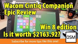 Wacom Cintiq Companion Review 2013 [upl. by Joashus165]