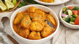 Fish Curry Recipe  Spicy Monkfish Curry [upl. by Alenoel59]