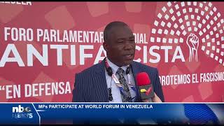 Namibian MPs join global antifascism forum in Venezuela  nbc [upl. by Scammon395]