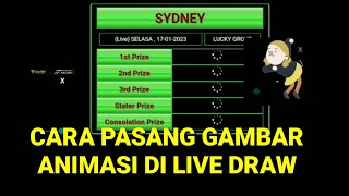 begini cara pasang gambar dan Vidio di live draw togel [upl. by Marucci]