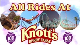 Knotts Berry Farm Every Coaster Challenge 2022 [upl. by Anaul372]