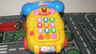 FisherPrice Laugh amp Learn Speak And Teach Phone [upl. by Laurice550]