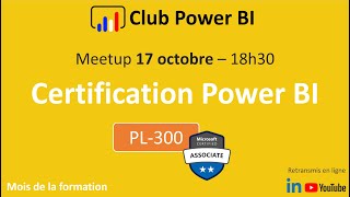 Club Power BI  Certifications Microsoft mois de la formation [upl. by Yesor382]