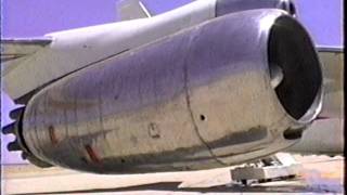 General Electrics Testbed Boeing 707321 at Mojave [upl. by Lomax69]